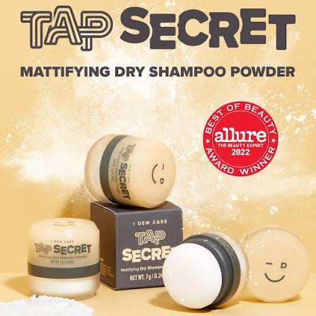You asked, we answered! Tap Secret Dry Shampoo Powder is now REFILLABLE!  Shop our award-winning dry shampoo in a kit including a full-size + a  refill today. 🤎 Shop now at idewcare.com