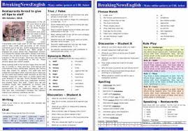 View the latest news and breaking news today for u.s., world, weather, entertainment, politics and health at cnn.com. Breaking News English 2 Page Mini Lesson Tipping