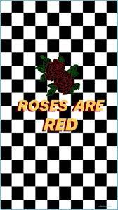 We've created your next phone wallpaper, simply download this and upload it to your phone. Checkers Ft Roses Checkers Ft Roses Wallpers Hintergrund Aesthetic Checkered Wallpaper Neat