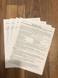 hard copies of resume/document(s)