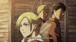 Annie, reiner and bertholdt met you during their time in the survey corps. Attack On Titan Season 2 Bertholdt Likes Annie Youtube