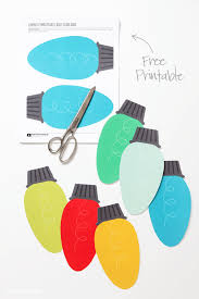Free Printable Christmas Lights Garland Decorating Christmas Lights Garland Free Christmas Printables Diy Christmas Lights