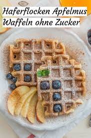 Vegane Waffeln Ohne Zucker Gesundes Fitness Rezept Mit Haferflocken Vegane Waffeln Rezept Leckere Vegane Rezepte Rezepte