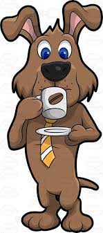 Dexter The Dog Drinking Coffee Coffee Vector Coffee Drinks Dogs