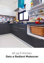 We Redesigned A Super Compact Dwarka Kitchen Interior Kitchen Small Kitchen Furniture Design Kitchen Interior Design Decor