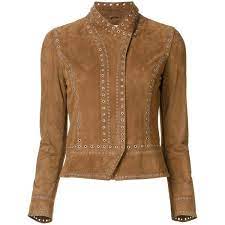 Derek Lam 10 Crosby Fitted Jacket 1 595 Liked On Polyvore Featuring Outerwear Jackets Brow Suede Jacket Women Leather Jackets Women Leather Jacket Style