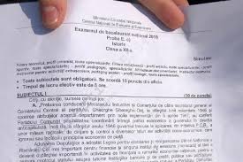 Proba e.a) limba si literatura romana 15:00 22.03.2021; Subiecte Simulare Bac 2019 Istorie Ce A Picat La Clasa A Xii A