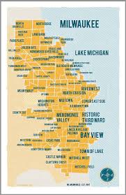 Milwaukee Map Poster In Yellow Vintage Style By Vassislavova Overused Words Educational Infographic Linkedin Marketing
