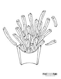 Printable army coloring pages online vu6h24. French Fry Coloring Pages Shefalitayal