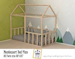 In other words, i write plans for awesome looking furniture that are so easy it will blow your mind! 10 Diy Montessori Floor House Beds Free Plans If Only April
