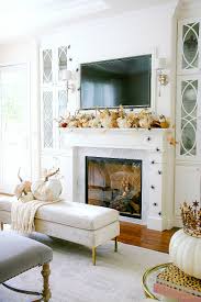 Make a halloween skeleton fireplace with human, dog, cat, bat, rat or bird skeletons. Glam Halloween Mantel Queen Of Halloween Randi Garrett Design