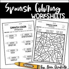 According to entrepreneur and author, david koch; Spanish Coloring Pages Words Worksheets Teaching Resources Tpt