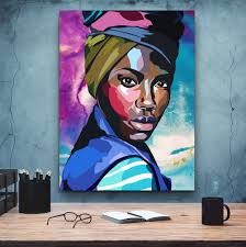 Black And White African American Wall Art African American Woman Art Beauty Woman African Art Black Etsy In 2020 African American Art Women African Art Female Art