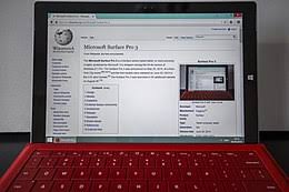 Microsoft's visions for windows 10 is to have it run everywhere, just in different forms. Surface Pro 3 Wikipedia
