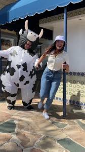 @SANDO always takes forever to get ready 🙄 #amanda #sando #bailaconlabanda  #cow #leche