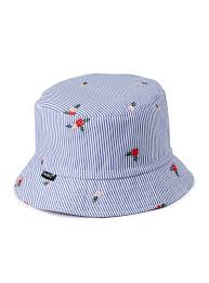 Black Adidas Bucket Hat Canada Mini Stripe And Rose Bucket Hat Simons Shop Winter Fashion Hats For Women Online In Canada Simons Womens Fashion Hats For Women Leotard Fashion
