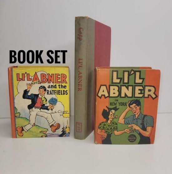 Lil Abner Book Set by Al Capp, Famous Comic Strip, Vintage Kids Books, in  New York, and the Ratfields, Book Gifts for Him, Big Little Books - Etsy