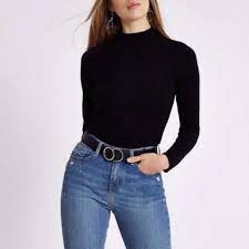Jual polo polos lengan panjang pink polo kaos kerah lengan (jual polo polos lengan panjang harga atasan kaos polo shirt hem pria original murah terbaru (id.priceprice.com). Jual Kaos Wanita Lengan Panjang Rib Tshirt Leher Tinggi B Turtle Neck Online Mei 2021 Blibli