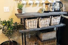 You'll need to pare right down to the bare necessities but then you can use a simple tray. How To Build A Tea Coffee Station Table Or Bar Wellness Mama