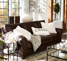 Webster Leather Sofa Brown Living Room Decor Leather Couches Living Room Couch Decor