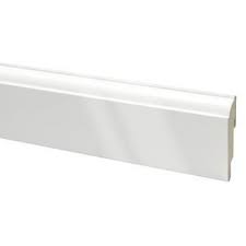 Plint Mdf Kwartrond Hoogglans Wit 240 Cm Plinten Deurkozijnen Wit