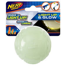 Nerf Led Lightneing Glow Ball Dog Toy 2 5 Target