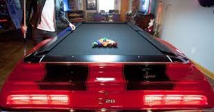 1969 Camaro Pool Table Pool Table Man Cave Home Bar Red Truck Decor