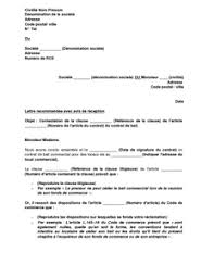 Lettre De Contestation D Une Clause Contenue Dans Un Bail Commercial Modele De Lettre Gratuit Exemple De Lettre Type Documentissime