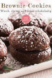 Gefullte Brownie Cookies Backen Macht Glucklich Rezept Schokokekse Kekse Backen Rezept Schokokekse Backen