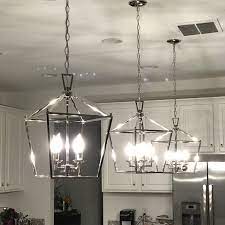 Crest 4 Light Lantern Geometric Pendant Reviews Birch Lane Kitchen Lights Over Island Lantern Pendant Lighting Kitchen Lantern Pendants