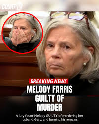 BREAKING: #MelodyFarris is found GUILTY of killing her husband then burning  his body in a burn pile. Farris faces up to life in prison at sentencing at  a later date. #CourtTV Did