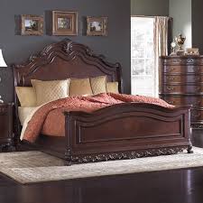 Beautiful Burl Inlay King Sleigh Bed Bedroom Furniture Ebay Bed Furniture Sleigh Bedroom Set Bedroom Furniture