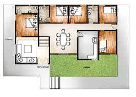 Pelan rumah 2 tingkat 5 bilik desainrumahid.com via desainrumahid.com. 5 Bilik Tidur Home Deco Bungalow House Plans House Plans