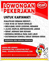 Bagi anda yang ingin serius bekerja dan ingin mengembangkan karir maka pekerjaan full time ini sangat cocok untuk anda. Lowongan Kerja Karyawati Di Gerai Hisana Sekeloa Bandung Lowongan Kerja Bandung Lowongankerjabandung Com
