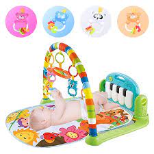 There are a host of different types of play mats on the market, which may leave you. Buy Baby Play Mat Activity Gym With 5 Hanging Toys Kick And Play Piano Gym Mat With Music And Lights Baby Jungle Gym For Infants And Toddlers Aged 0 To 12months Online