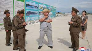 ) heartbroken north koreans have been worrying tearfully about leader kim jong un's emaciated. North Korea Heatwave Kim Jong Un Strips To His Vest Bbc News