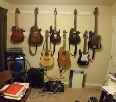 Find many great new & used options and get the best deals for diamondlife hss148.mpl guitar hanger mx, 6 x 48, maple at the best online prices at ebay! Anyone Make A Slat Wall Or Other Way To Hang Guitars Sevenstring Org
