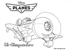 Find all the magic of planes ,the movie in this category of coloring! Printable Planes Movies El Chupacabra Coloring Page Free Kids Coloring Pages Printable