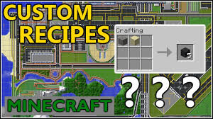 Making Custom Recipes Minecraft Minetweaker Mod Youtube