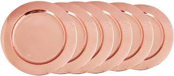 At present, we have concluded 482458 relevant purchasers and 288302 suppliers. Amazon Com Old Dutch Hammered 13 Set Of 6 Charger Plates Antique Copper Kitchen Dining