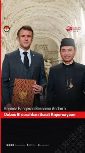 🇫🇷 Accrédité à la Principauté d’Andorre, Ambassadeur Oemar a remis ses lettres de créance au coprince français, le Président @emmanuelmacron au Palais de l’@elysee ce lundi 13 novembre 2023. En tant ...