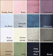 It accepts dye well and resists fading, even after repeated machine washing. Linen Color Fabric Samples Etsy