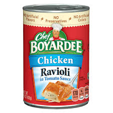 Chicken Ravioli Can Chef Boyardee