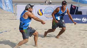 Beach volleyball derives from indoor volleyball but is played by teams of two on a sand court. Beach Volley Fin Du Projet Olympique Pour Le Touquettois Edouard Rowlandson