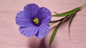 You chose a real favourite! How To Make Purple Tuberose Paper Flowers Flower Making Of Crepe Paper Paper Flower Tutorial Youtube