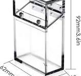 Amazon.com: Jushom Acrylic Transparent Cigarette Case ...