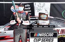 Who won the nascar race yesterday? Nascar Cole Custer Goes Four Wide To Take First Win At Kentucky