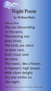 William Blake Night Poem Night Poem Romantic Poems Friendship Poems