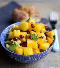 Salade D Avocat Mangue Grenade Et Citron Confit Salade D Avocat Salade Mangue Avocat Salade Mangue