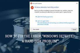 Read this post for a detailed information. Perfect Solution For Windows Has Detected A Hard Disk Error Technical Blog